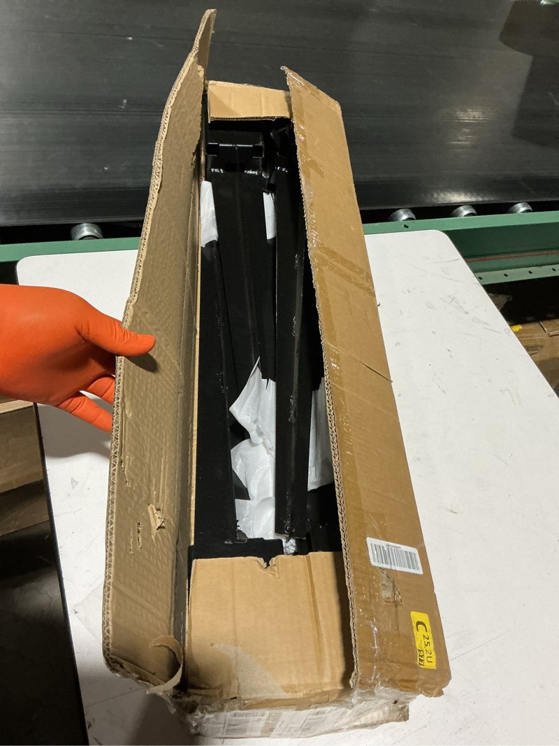 Condition photo showing Good Condition for arifaro fence post anchor 32 inch ground spike heavy duty metal black powder coated fence stakes post,4x4 inch(3.5 x3.5 inch inner) pack of 4