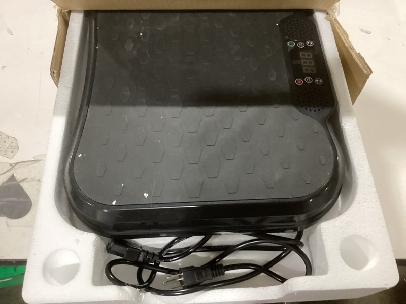 Condition photo showing Good Condition for Vibration Plate Exercise Machine,Vibration Plate for Lymphatic Drainage Power Vibration Plate Machine Support 450 Lbs 250 Adjustable Speeds,Vibrating Plate Shake Plate Weight Loss Black