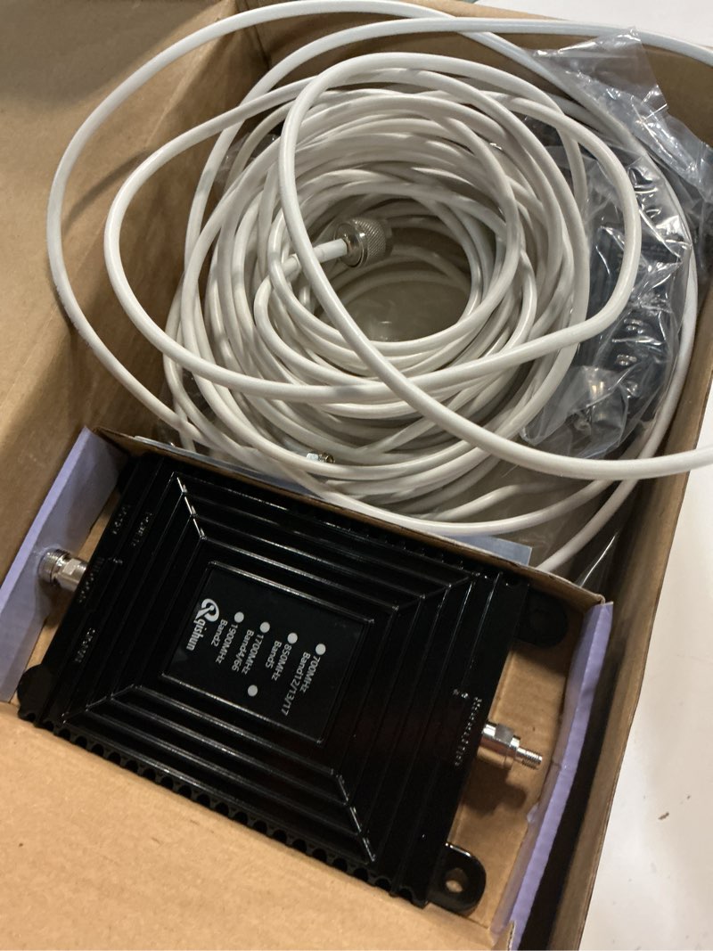 Condition photo showing Good Condition for home cell phone signal booster boosts 5g 4g lte for major u.s. carriers - verizon, at&t, sprint & more, fcc certified