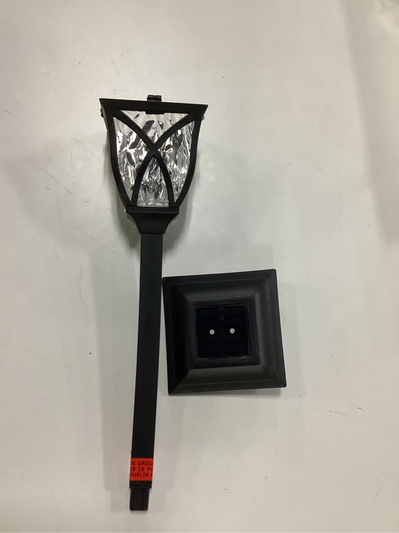 Moonrays Meredith Solar Powered LED Path Light, Black