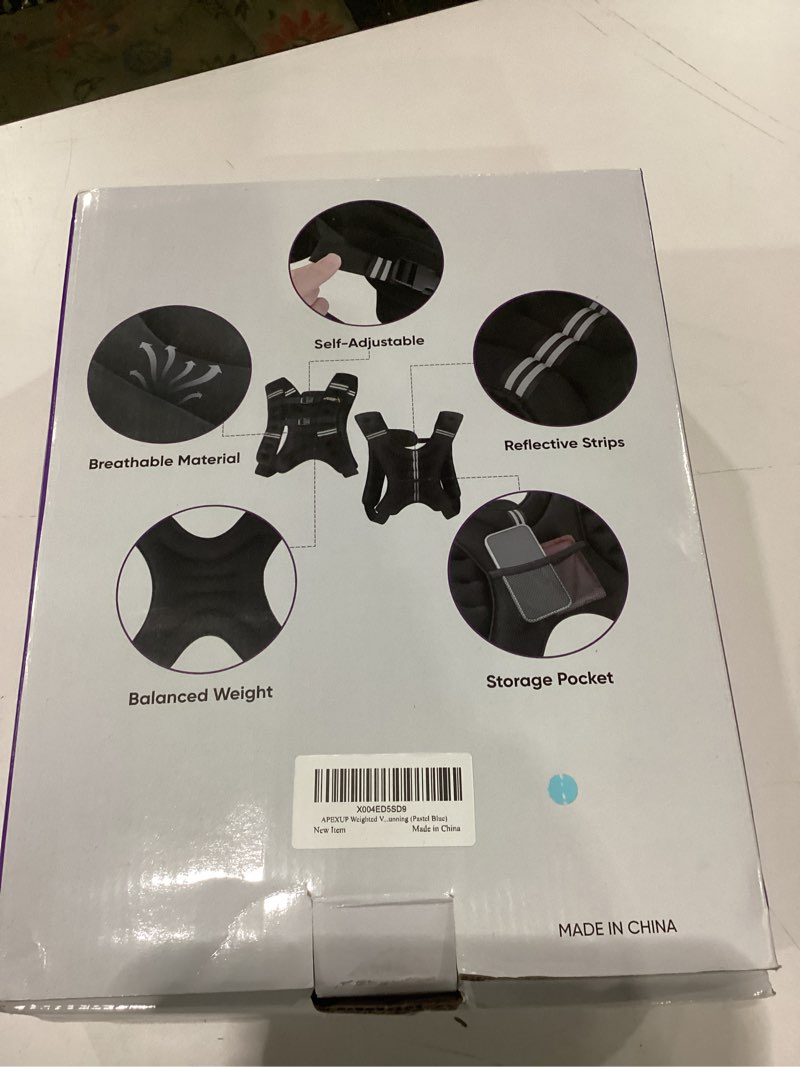 Condition photo showing New/Like New for APEXUP 25lbs Weighted Vest Men Women, Weight Vest for Women Workout Equipment for Strength Training 