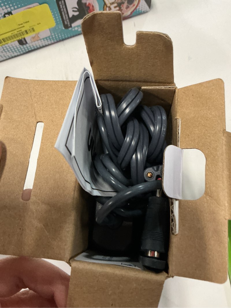 Condition photo showing As Is for onn. 65w laptop charger w/10 interchangeable tips, 10 ft power cord for hp, dell, lenovo laptops