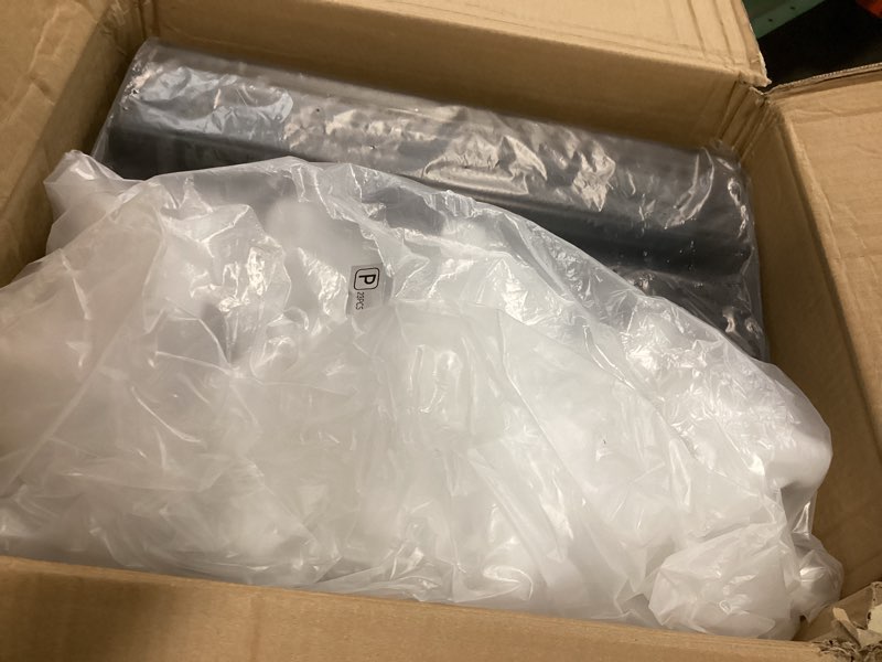 Condition photo showing New/Like New for LOKEME Wardrobe Closet?Grey Portable Closet with Zippers? 65.4Inches 19mm Diameter?Portable Closets for Hanging Clothes?with 4 booms and Storage cabinets?Spacious Large -Capacity Storage Space