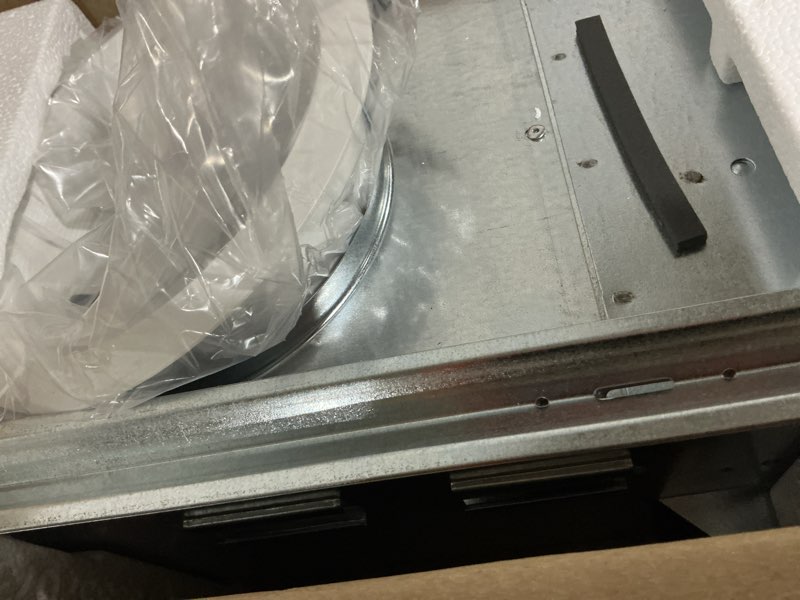 Condition photo showing As Is for broan-nutone 70 cfm 1.5 sones bathroom ventilation fan and light combination