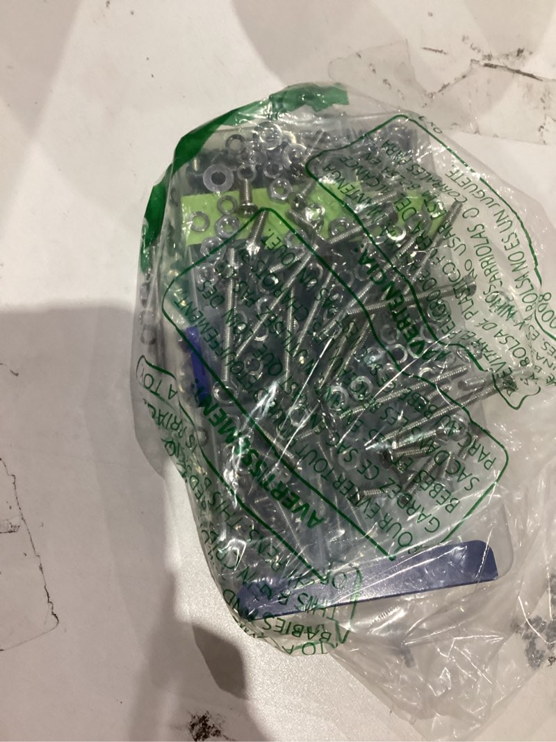 Condition photo showing As Is for Wensilon (700 pcs)#8 Outlet Screws Kit, 304 Stainless Steel Machine Screws, Flat Head Phillips,Elect