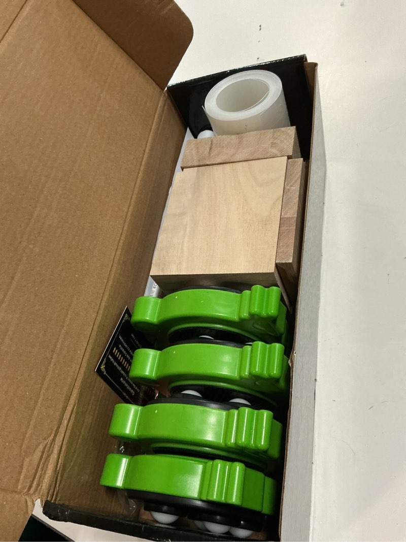 Condition photo showing Good Condition for urniture Lift Mover Tool Set - Furniture Dollies, Furniture Lift Movers with Wheels, Rolling Furniture Dolly, Furniture Mover with 5 360° Rotating Wheels, Easy to Moving Appliance for Home Family Green 3.77