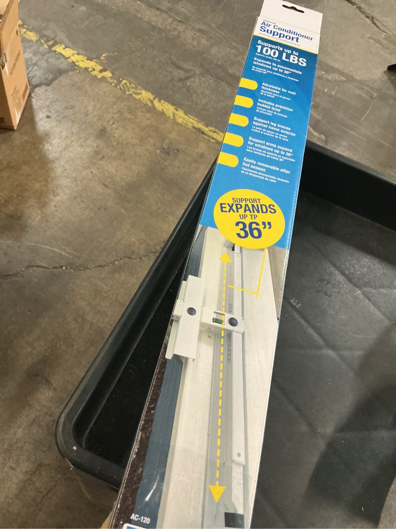 Condition photo showing New/Like New for ac-safe white steel mounting support bracket 23.45 in. l