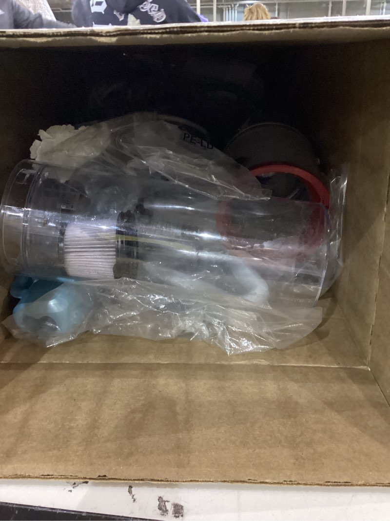 Condition photo showing As Is for Kenmore Bagless Upright Vacuum 2-Motor Power Suction Lightweight Carpet Cleaner with 10’Hose, HEPA Filter, 2 Cleaning Tools for Pet Hair, Hardwood Floor, Green, 2 Liters