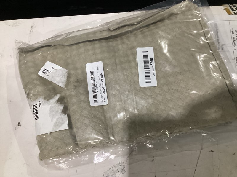 Condition photo showing Good Condition for mia's dream premium cotton waffle bathroom towel set, 3 pack quick drying facial & hand towels, 13" x 27" (khaki) hand towel?13" x 27" khaki