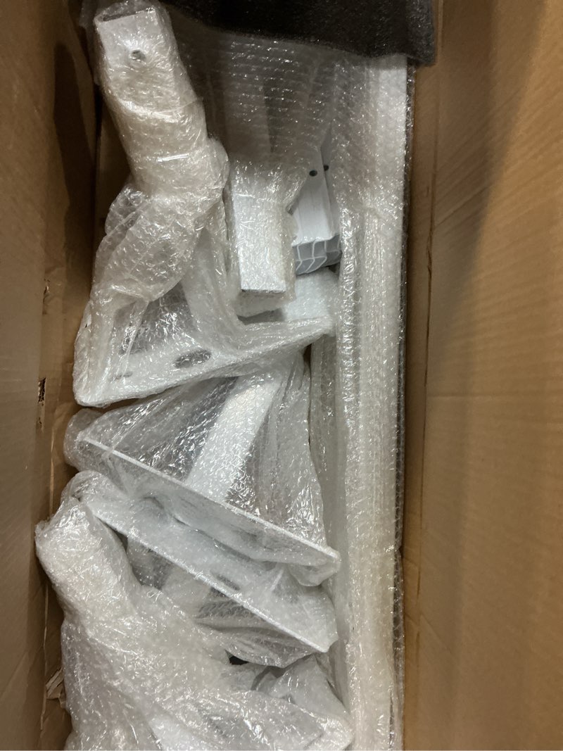 Condition photo showing Good Condition for universal roof ladder rack adjustable length 48”-67” for cargo van with rain gutters fit for 1996-up chevy express 1500 2500 3500 ford econoline gmc savana 800 lbs load capacity