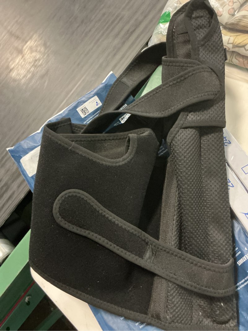 Condition photo showing Good Condition for fit geno posture corrector for women and men - adjustable back brace & straightener for scoliosis hunchback correction back pain spine corrector back support and posture trainer (large) black large