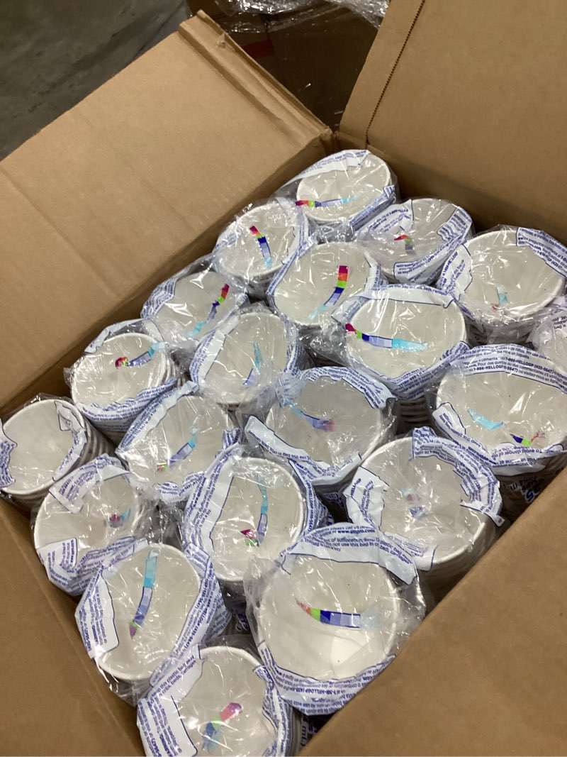 Condition photo showing New/Like New for dixie perfectouch 12 oz paper coffee cups by gp pro, coffee haze design, 500 count (25 disposable cups for each sleeve, 20 sleeves per case), 5342dx
