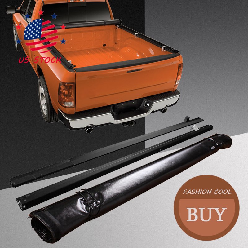 soft roll-up tonneau cover 5ft truck bed cover for 2005-2022 nissan frontier