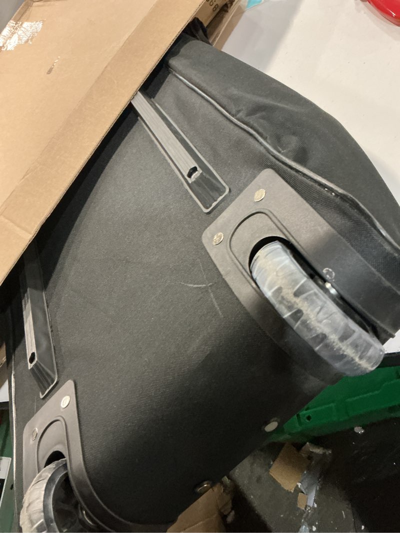 Condition photo showing As Is for Rockland Rolling Duffel Bag, Black, 36" 36" BLACK