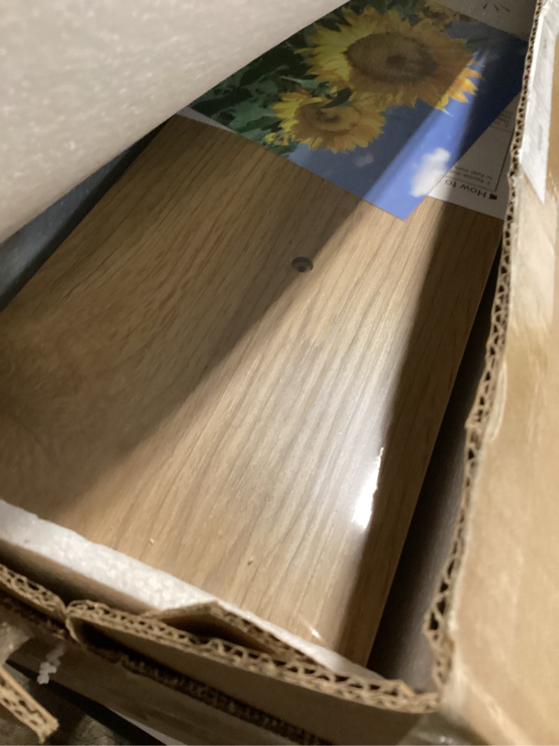 Condition photo showing New/Like New for Fun Memories Floating Shelves Set of 2, 24 Inch Floating Shelves for Wall, Wood Wall Shelves with In