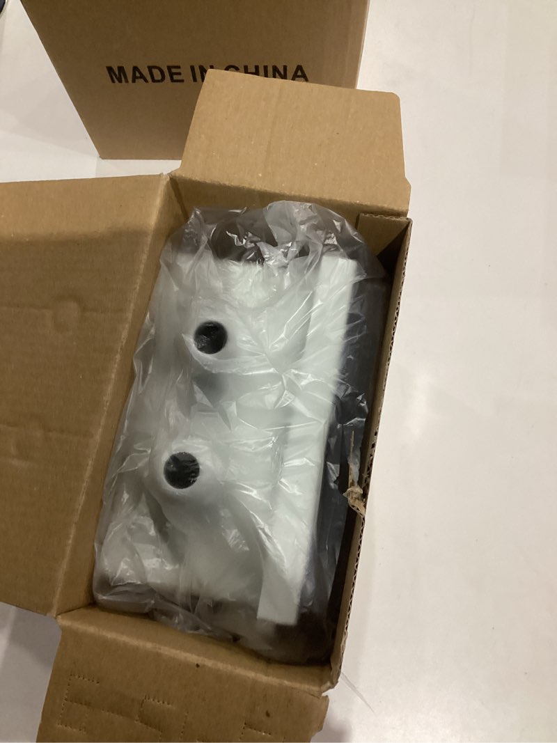 Condition photo showing New/Like New for Waterproof Electrical Junction Box IP67 ABS Plastic Electrical Enclosure Outdoor Electrical Box with Hinged Cover,Mounting Plate, Wall Brackets, Cable Glands(Transparent, 5.9"x5.9"x3.6")