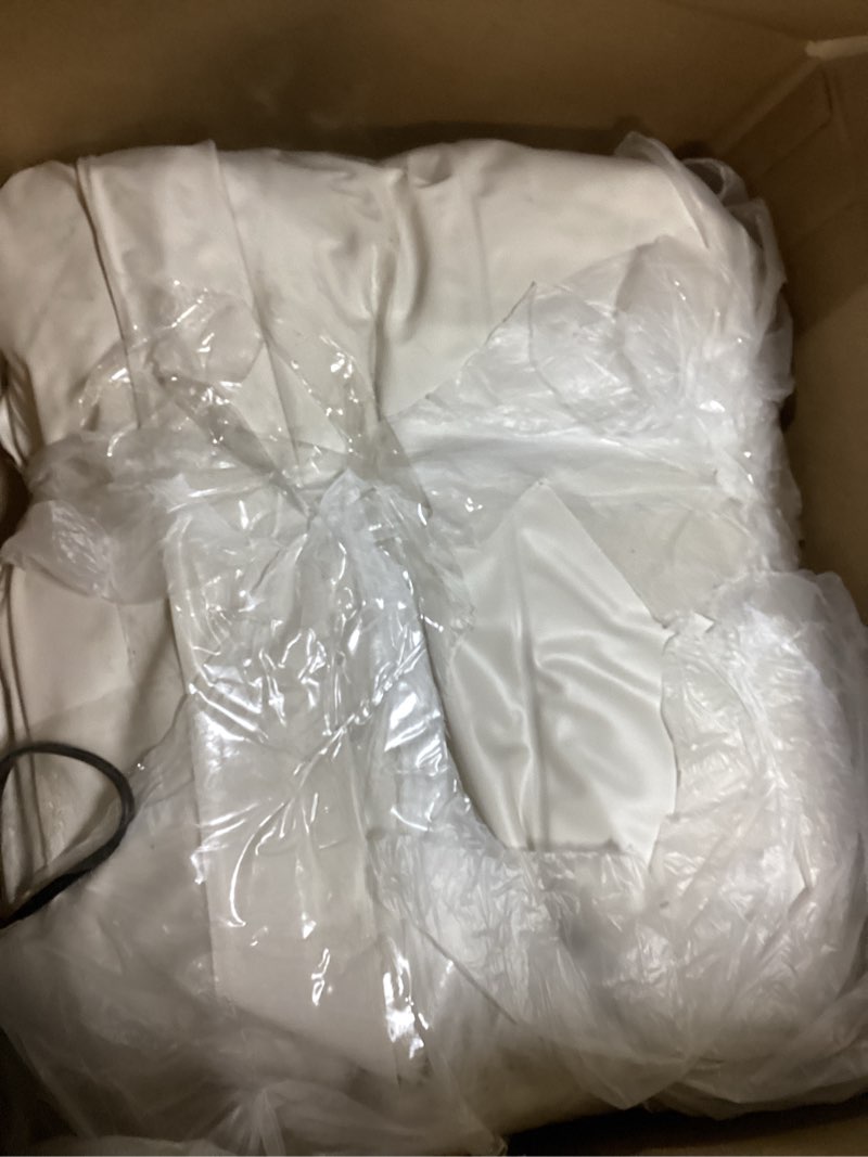 Condition photo showing As Is for VOSSER Queen Air Mattress with Built-in Pump,18''Fast & Easy Inflation/Deflation Inflatable Mattress