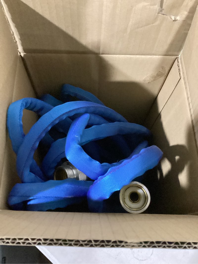 Condition photo showing Good Condition for project source project source lightweight 1/2-in x 30-ft premium -duty kink free woven blue coiled hose