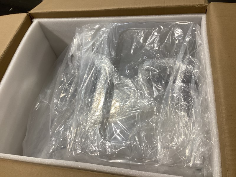 Condition photo showing As Is for biqu popcap transparent top cover for snapmaker u1, noise reduction, dustproof and insulated, high-temp resistant pc enclosure with 4kg pla go filaments, magnetic hatch and storage tool popcap+4kg filaments