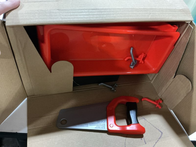 Condition photo showing Good Condition for Little Tikes Creative Construction Workbench with 15+ Accessories, Pretend Play Construction Set, for Boys and Girls Ages 3+ Years