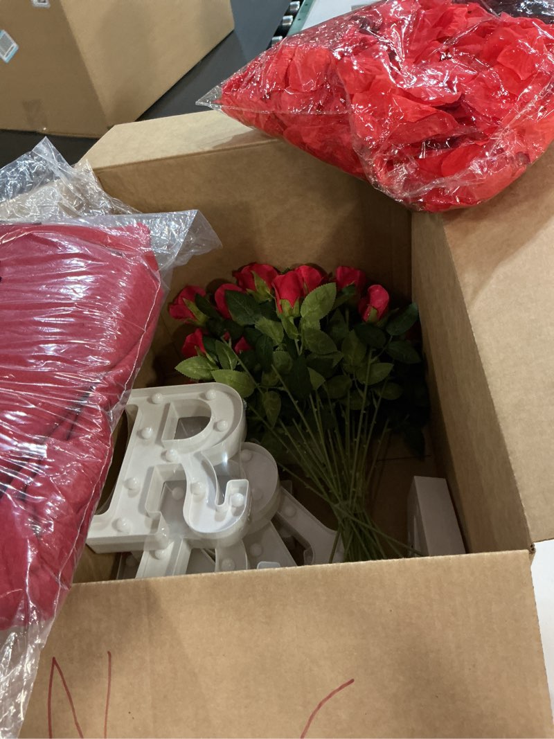 Condition photo showing Good Condition for iloresin Proposal Decorations Kit, Marry Me Light Up Letters, Will You Marry Me Decorations for Outd