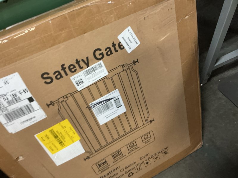 Condition photo showing New/Like New for fairy baby extra wide baby gate 85.8-90.5 inch wide, walk through pressure mounted no drill for doorways, long and large tension gate for pet and kids gate: 85.8-90.5 inch