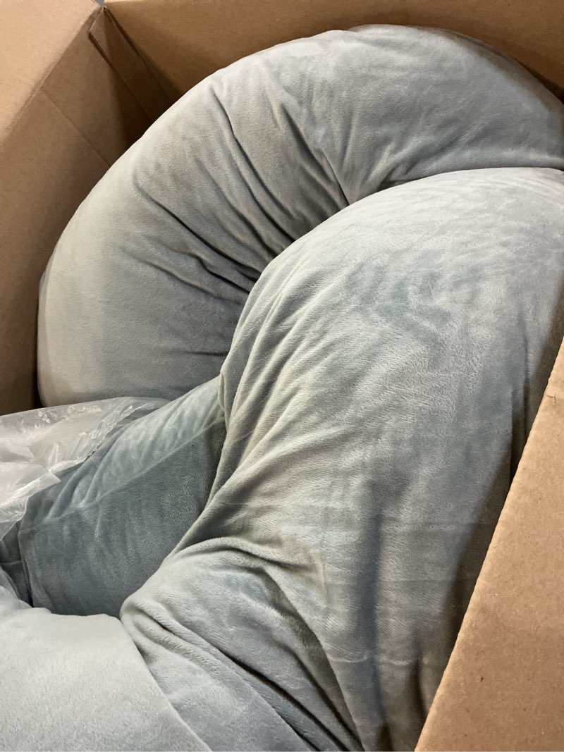 Condition photo showing Good Condition for momcozy pregnancy pillow for sleeping - u shaped full body maternity pillow | removable cover, support for back, legs, belly, hips for pregnant women, side sleeper, pregnancy gifts & essentials, 57 inch grey
