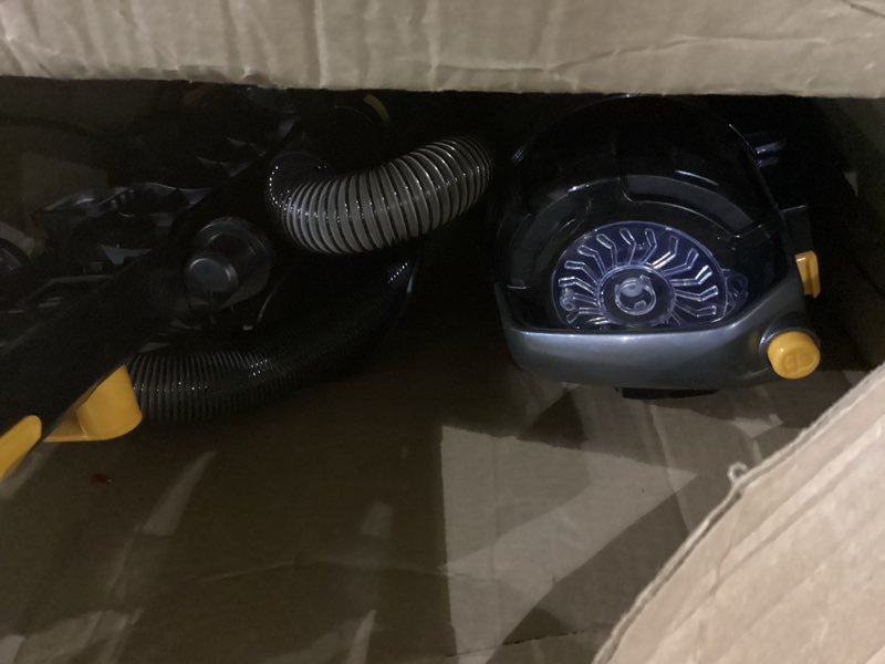 Condition photo showing As Is for EUREKA PowerSpeed Lightweight Powerful Upright Vacuum Cleaner for Carpet and Hard Floor, Pet Turbo, Black,Yellow Yellow NEU181D with Pet Tool