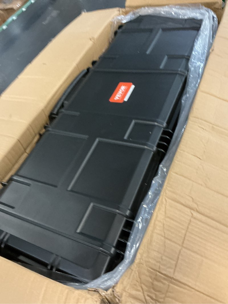 Condition photo showing Good Condition for vevor 50-inch lockable hard rifle case – waterproof, crushproof, and foam-padded gun case with wheels for two rifles or shotguns