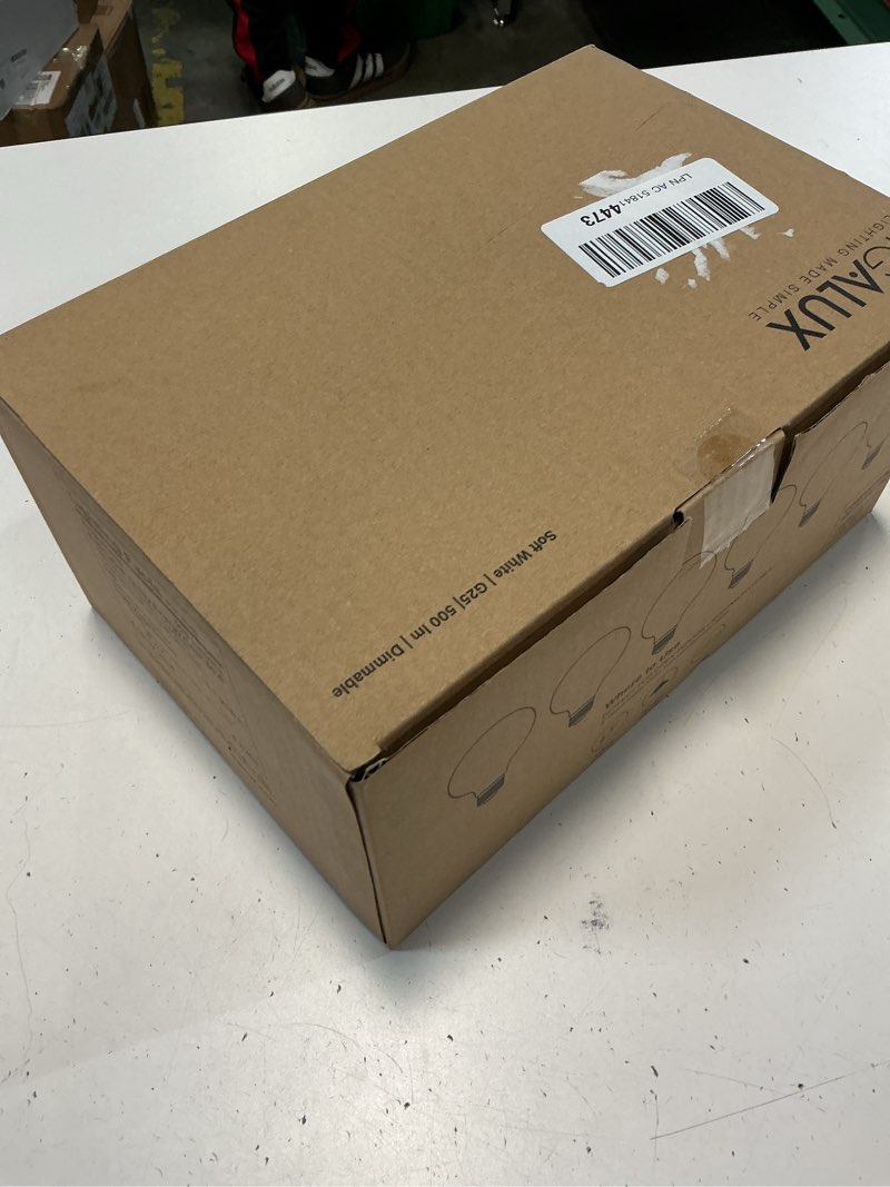 Condition photo showing New/Like New for sigalux a19 led light bulb, 9.5w (60 watt equivalent) 500lm soft white 2700k, dimmable standard light bulbs e26 medium base, ul listed, 6 packs 6 count (pack of 1) soft white