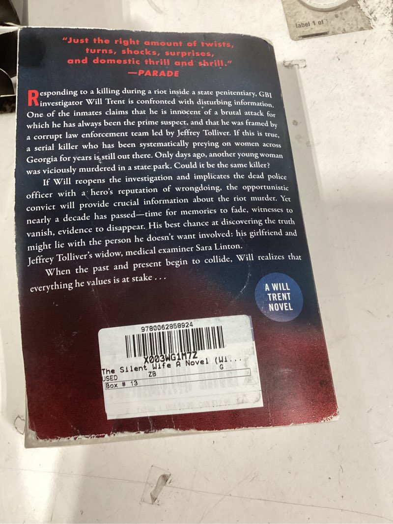 Condition photo showing Good Condition for The Silent Wife: A Chilling Psychological Horror Novel Unraveling Secrets and Lies in the Search for