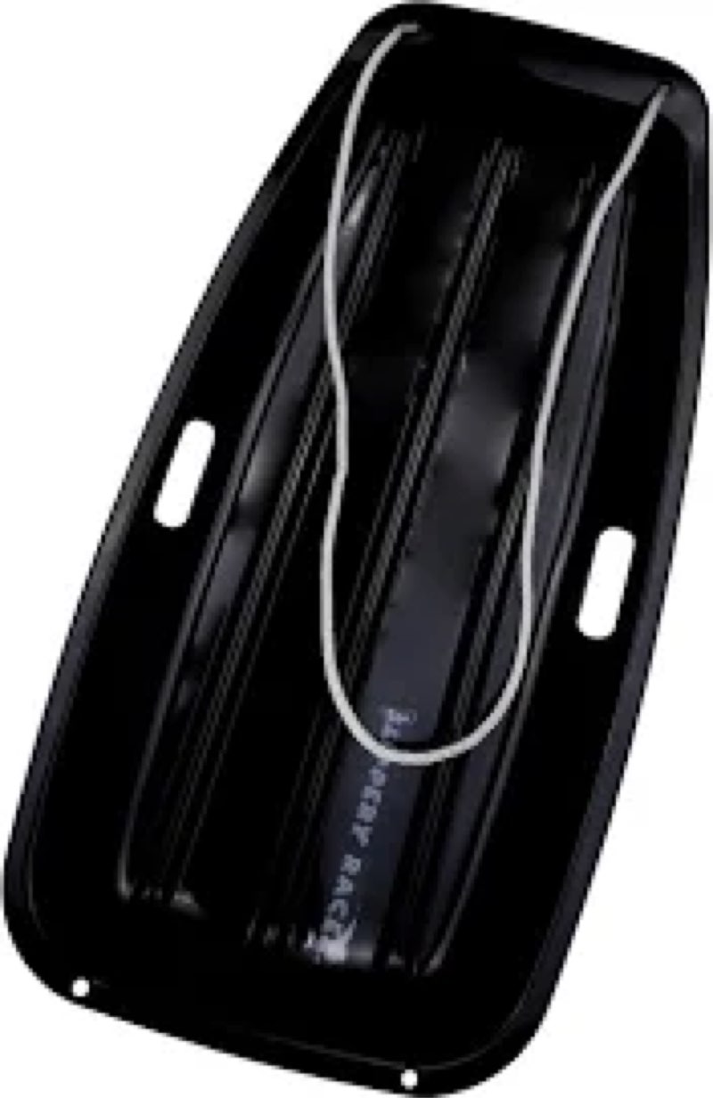 slippery racer downhill sprinter flexible kids toddler plastic cold-resistant toboggan snow sled wit