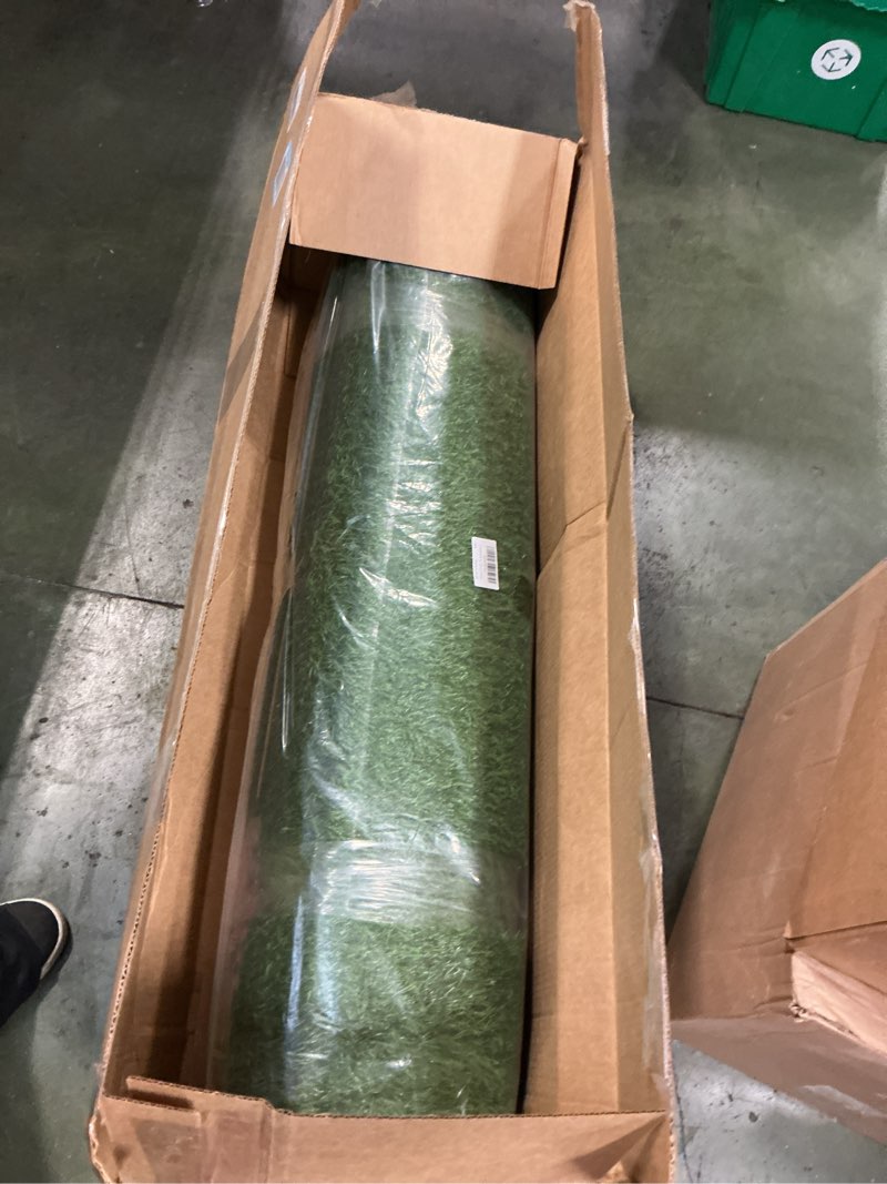 Condition photo showing New/Like New for LOOBANI Artificial Grass Rug Indoor Outdoor, Realistic Synthetic Grass with Drainage Holes, Artificial Grass Turf for Balcony Garden Landscape Decoration, 7 Feet x 13 Feet