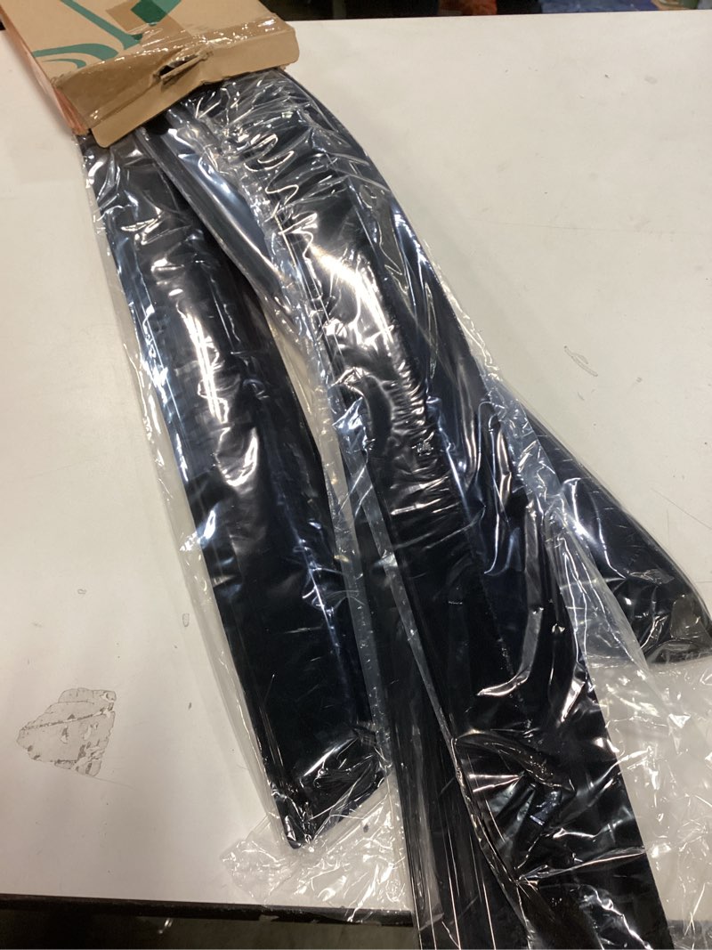 Condition photo showing New/Like New for Tape-On Side Window Visor Deflectors Rain Guards for 2019-2024 Chevy Silverado/GMC Sierra 1500 Crew Cab, 2020-2024 Silverado/Sierra 2500HD 3500HD Window Rain Deflectors 4pcs 2019-2024 GMC Sierra 1500