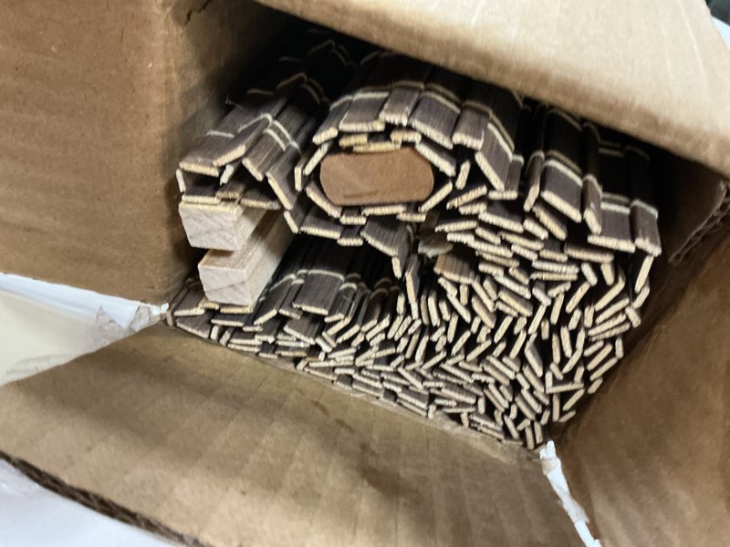 Condition photo showing Good Condition for LazBlinds Cordless Bamboo Roman Shades, Privacy Blinds for Interior Windows, Room Darkening Roll Up Bamboo Blinds for Home & Patio, 46.5" W x 48" H, BDP-Driftwood Privacy - Driftwood 46 1/2" W x 48" H