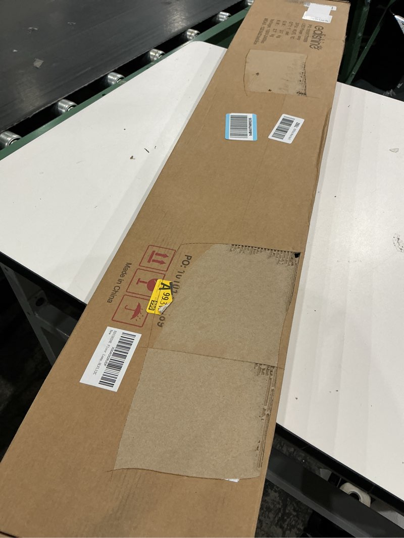 Condition photo showing Good Condition for edishine corner floor lamp, upgraded dual-sided lighting, wooden floor lamps for living room, standing lamp with remote/foot control, 7cct & dimmable floor lamp for bedroom, office, natural wood