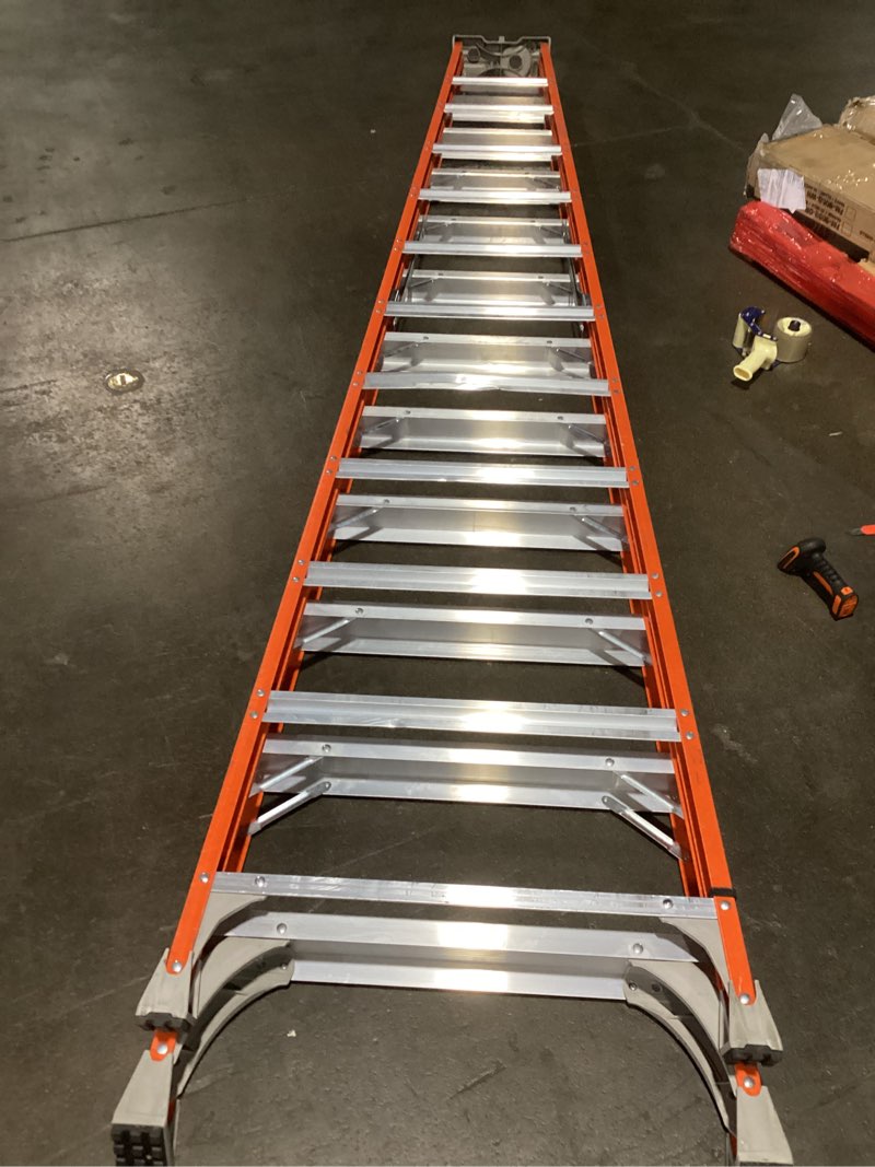 Condition photo showing Good Condition for Louisville Ladder 12-Foot Fiberglass Step Ladder, 300-Pound Load Capacity, Type IA, FS1512 12 feet Ladder