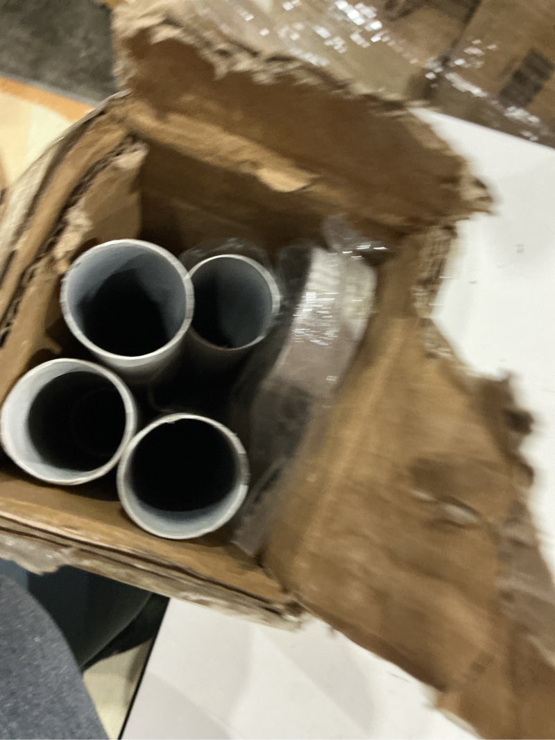 Condition photo showing Good Condition for white tension curtain rod 51-165in, long adjustable tension rods no drilling for window or bathroom, outdoor curtain rods for patio, easy to install, never rust, rod diameter 1.26 inches-white white 51''-165''