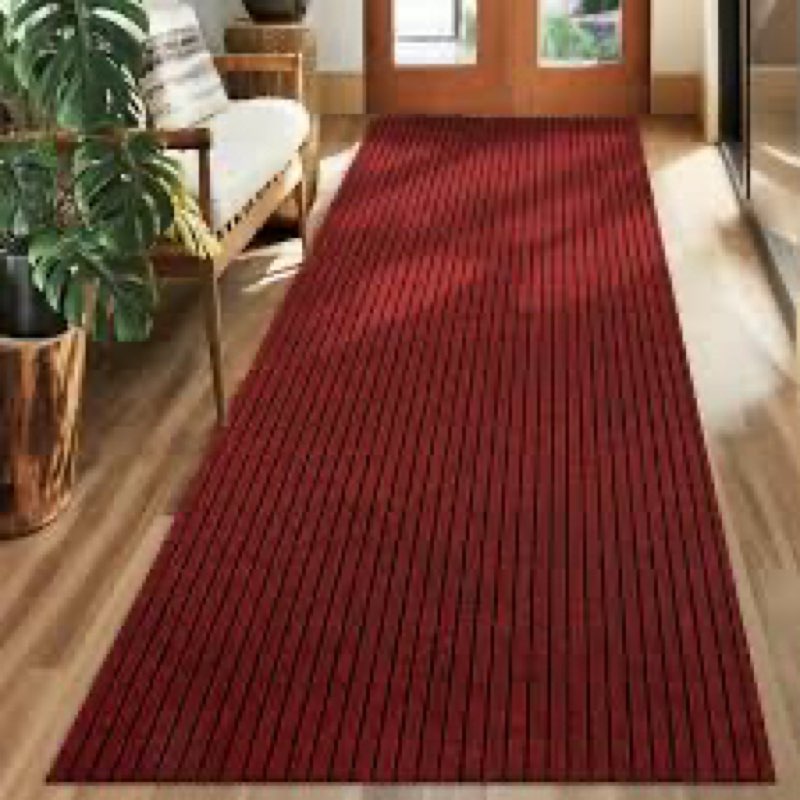 koloko 2ft x 6ft Runner Rug Non-Slip Outdoor Indoor Carpet Runner Custom Size Floor Runners Area Rug