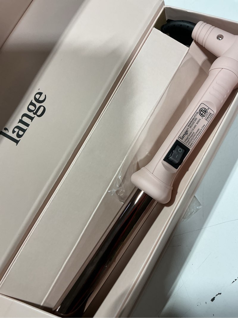 Condition photo showing Good Condition for l'ange hair ondulé ceramic curling wand | salon hair styling wands for beach waves