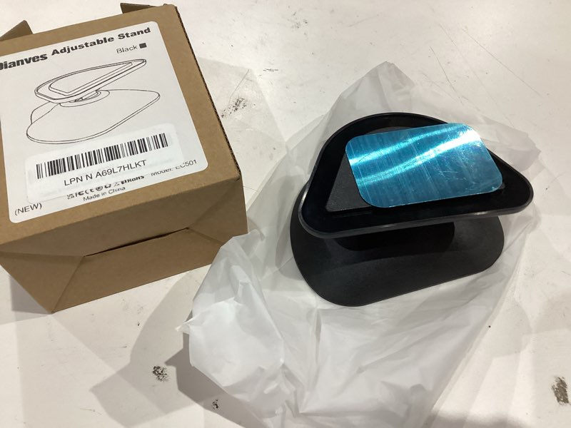 Condition photo showing Good Condition for Adjustable Stand for Echo Show 5 (3rd Gen)? Tilt + Swivel Stand Multi Angle Rotation Magnetic Anti-Slip Base for Show 5,Rotatable All Around Compatible with Mobile Phones Black