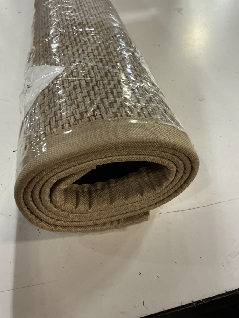 Condition photo showing Good Condition for dexi ultra thin entryway indoor door mat 32x48, non slip rubber backing inside entry mat, low profile easy clean dirt trapper doormat for inside entrance patio, beige 2'8" x 4' (rectangular) beige