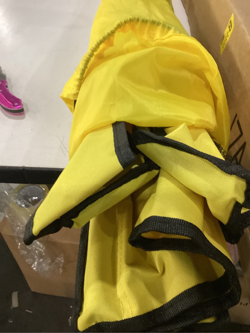 Condition photo showing As Is for folding portable outdoor camping chair[large] (yellow)