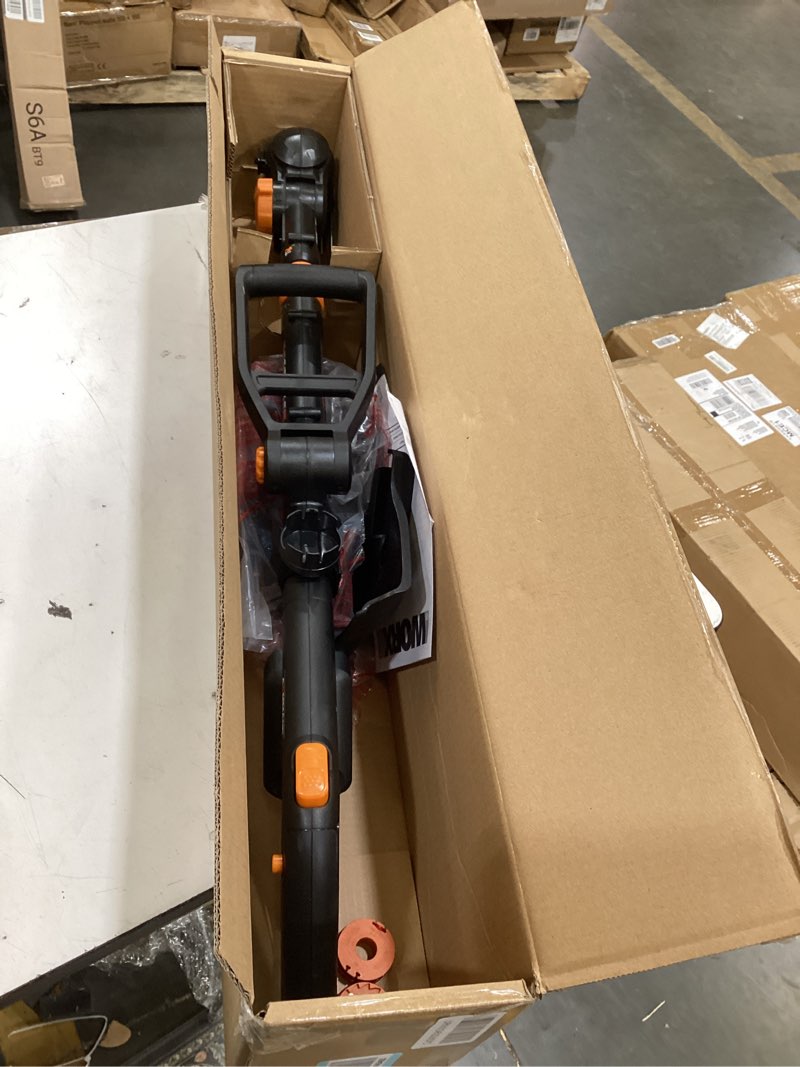 Condition photo showing Good Condition for worx 20v 12" 3-in-1 cordless string trimmer/lawn edger/mini mower, wg170.9 | battery & charger not included, command feed, works for small & medium lawns, powershare 3 in 1 trimmer/tool only
