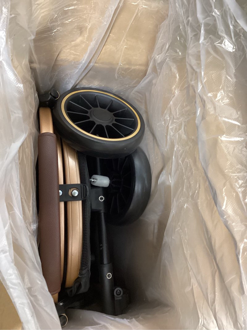 Condition photo showing New/Like New for 3 in 1 Folding Dog Stroller for Small/Medium Pet with 4 Wheels, Foldable Pet Travel Carrier for Small/Medium Dog Cat Stroller