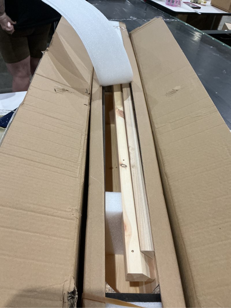 Condition photo showing Good Condition for fireplace mantle shelf - 60×8×5inch handcrafted wall floating mantel shelf for over fireplace - rustic traditional wooden fireplace mantels with invisible heavy duty wood bracket darkwalnut 60×8×5"
