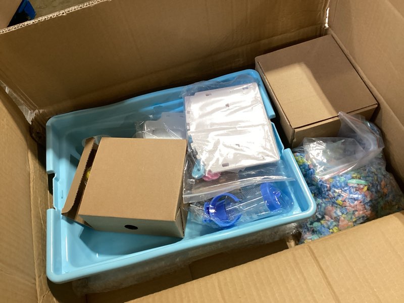 Condition photo showing Good Condition for multilevel transparent hamster cage - small animal cage for hamster, gerbils,including free bedding,colorful villa,swing, water bottle, exercise wheel, food dish