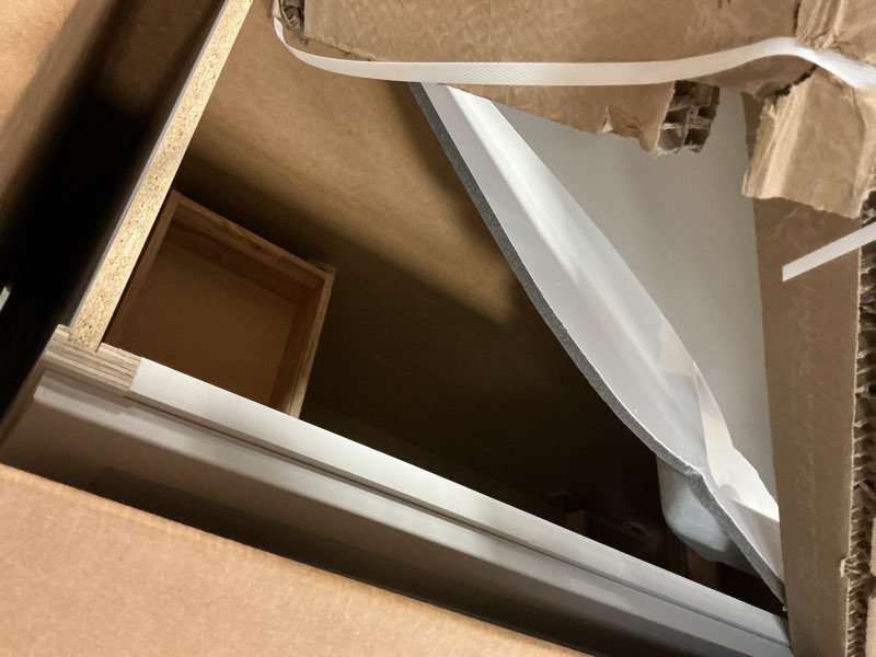 Condition photo showing As Is for Style Selections - Bathroom Vanity