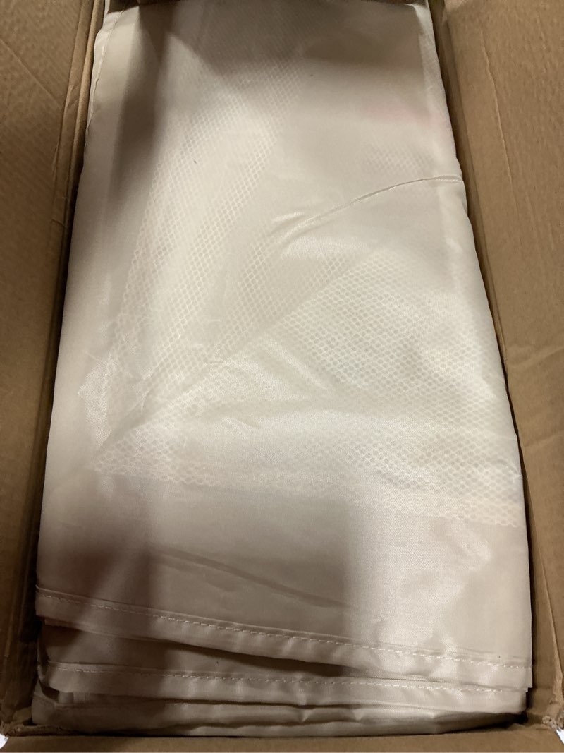 Condition photo showing As Is for Fodoss Baby Playpen, Upgrade Playpen for Babies and Toddlers, 47x47inch Beige Play Pen for Babies with Hand Pulling Ring, Play Pen Center for Kids,Baby Fence,Kids Playards