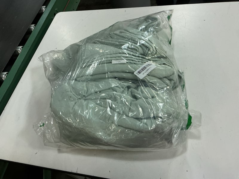 Condition photo showing Good Condition for ruvanti 100% cotton flannel sheets full size - 4 piece warm, soft & breathable, deep pocket, double brushed cozy all season bedding set, mint mint full